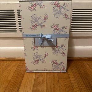 The Stanley X LoveShackFancy Holiday Quencher 20 OZ - Rosa Beaux Blue Ships Now